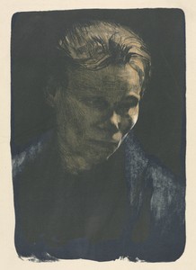 Working Woman with Blue Shawl
