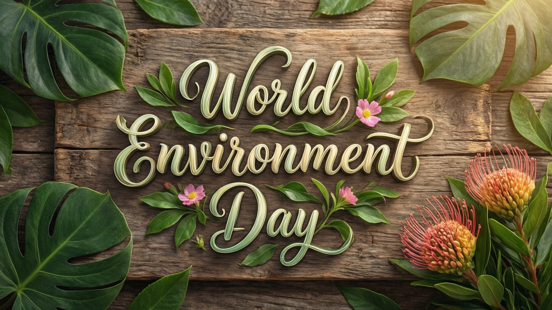 World Environment Day Sign by Wallpapers.art Studio