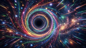 Wormhole Light Trail