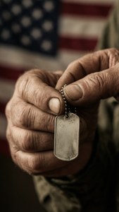 Worn Dog Tag
