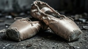 Worn Pointe Shoes Urban