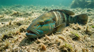 Wrasse in Sand