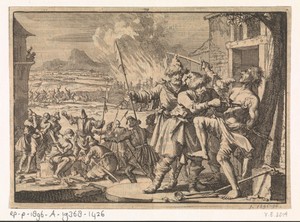 Wreedheden tegen de bevolking in Neder-Oostenrijk begaan door Poolse kozakken in dienst van de keizer, 1620
