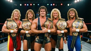 Wrestler Ole Anderson With Four Horsemen