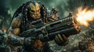 Wrex Firing Heavy Weapon