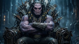 Wrex on Throne