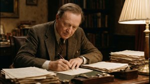 Writer at Desk