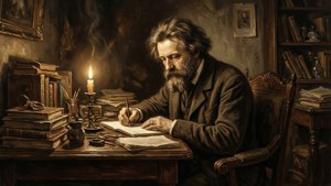 Writer's Candle Midnight