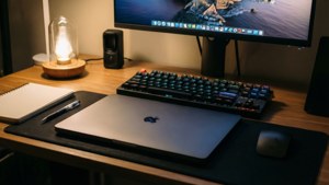 Writer's MacBook Desk