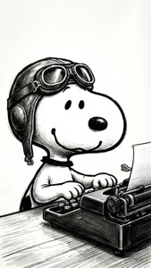 Writer Snoopy