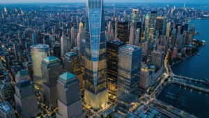 WTC Aerial Blue Hour