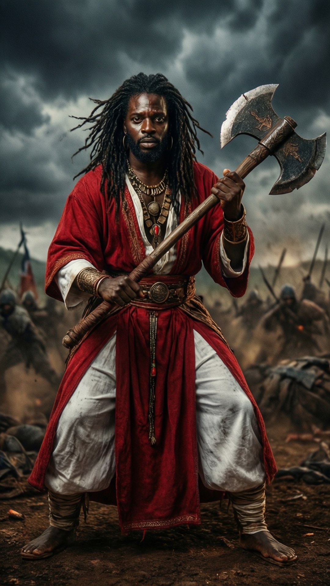 Xango the Warrior by Wallpapers.art Studio