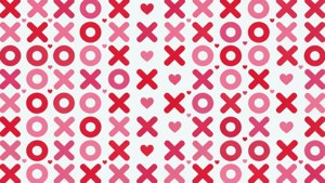 XOXO Seamless Heart Pattern
