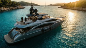 Yacht at Sunset