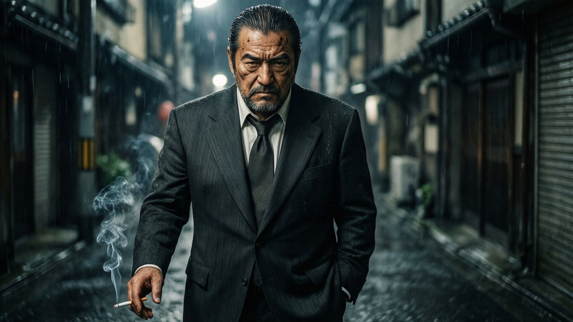 Yakuza Noir Portrait by Wallpapers.art Studio