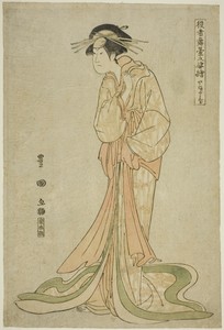 Yamatoya: Iwai Hanshiro IV as Okaru, from the series "Portraits of Actors on Stage (Yakusha butai no sugata-e)"