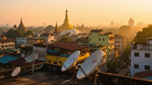 Yangon Rooftop View