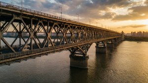 Yangtze River Bridge Gold