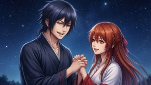 Yato and Hiyori Stargazing