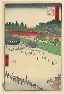 Yatsukoji Junction at Suji-chigai (Suji-chigai-uchi, Yatsukoji) From the Series One Hundred Famous views of Edo