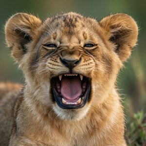 Yawning Cub