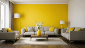 Yellow Accent Room