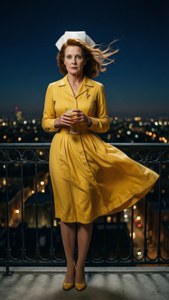 Yellow Dress Elegance