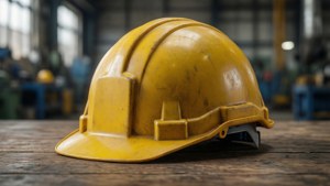 Yellow Hard Hat Resting