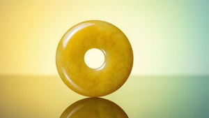 Yellow Jade Disc