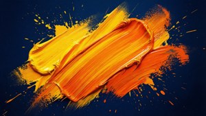 Yellow Orange Burst
