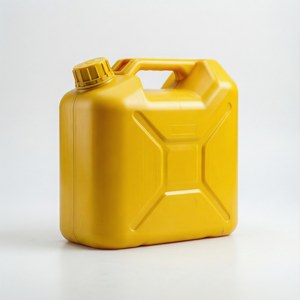 Yellow Plastic Fuel Can