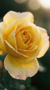 Yellow Rose Dew