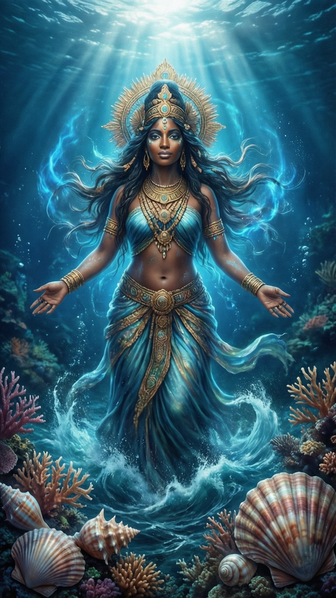 Yemanja of the Sea by Wallpapers.art Studio