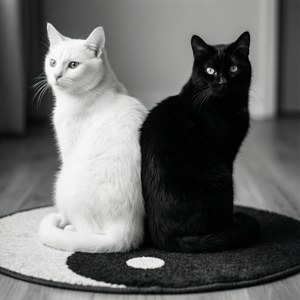 Yin Yang Cats
