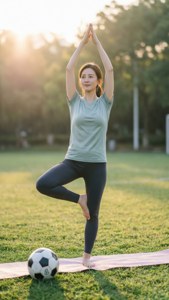 Yoga Soccer Mom