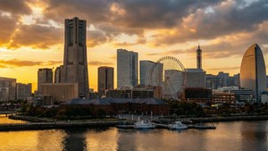 Yokohama Sunset Skyline