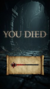 You Died Health Bar