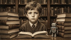 Young Asimov and His Robot