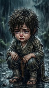 Young Gaara Crying