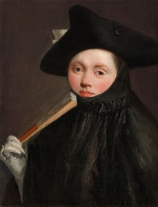 Young Lady in a Tricorn Hat