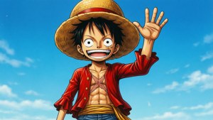 Young Luffy Wave