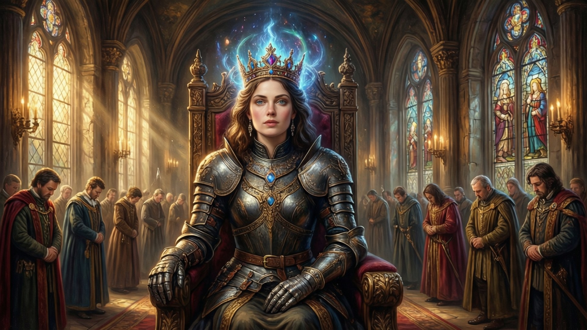 Young Queen's Throne by Wallpapers.art Studio