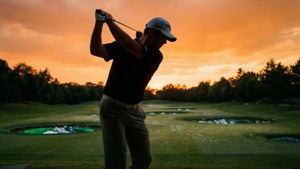 Young Swing Silhouette