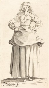 Young Woman with Hands on Hips, Front View