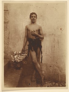 [Youth with lillies]