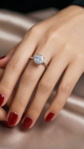 YSL Diamond Ring Detail