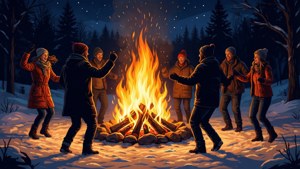 Yule Bonfire Celebration