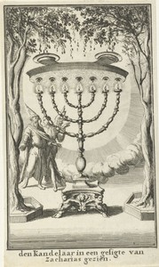 Zacharias aanschouwt de menora