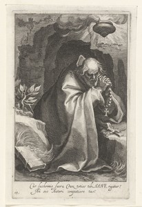 Zalige Januarius van Valtellina als kluizenaar