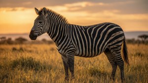 Zebra in Savanna